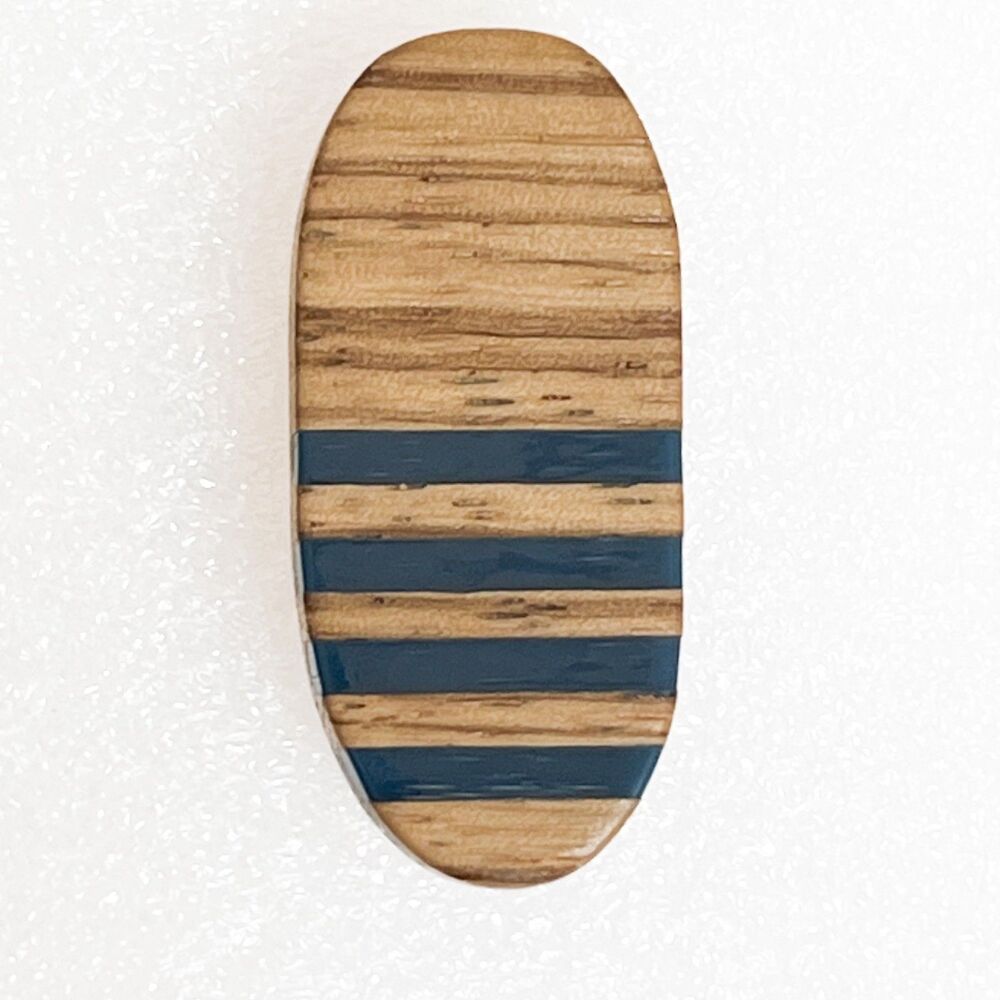Vintage Hand Painted Wood Pin